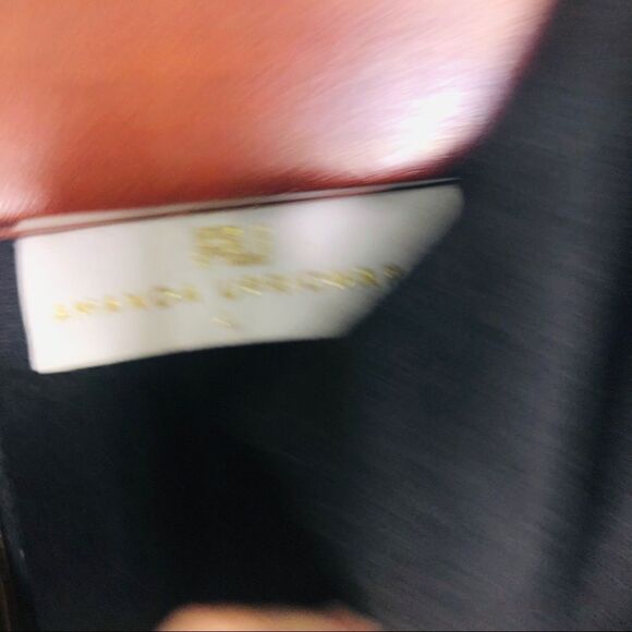 Amanda Uprichard Black V-neck Fit Flare Dress Large L - Picture 6 of 7